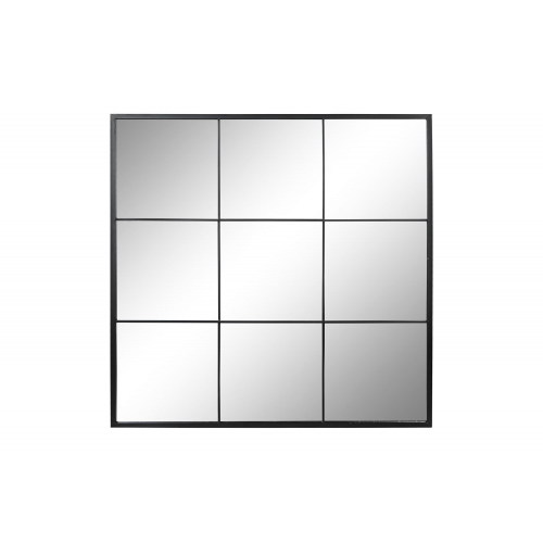 ESPEJO VENTANA 90X90CM NEGRO