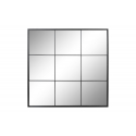 ESPEJO VENTANA 90X90CM NEGRO