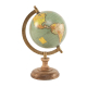 GLOBO TERRAQUEO 13X22CM PIE MADERA