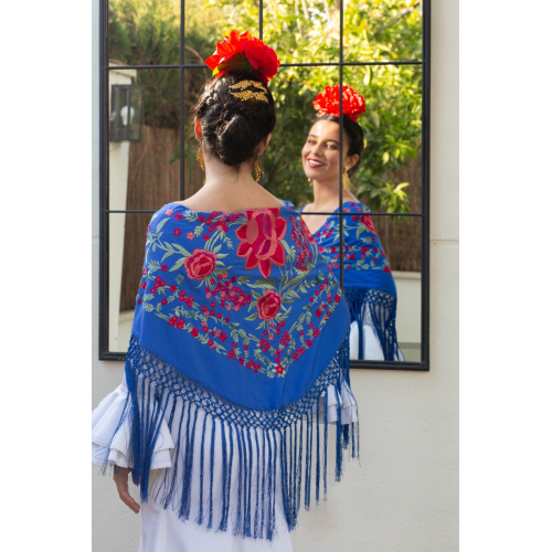 MANTON AZULINA TRAPÍO