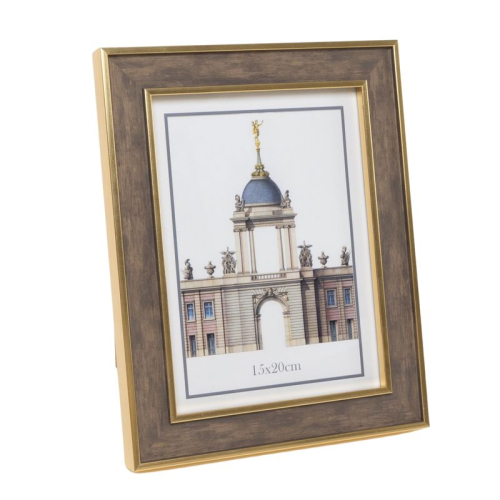 PORTAFOTO 15X20 VINTAGE BICOLOR ORO