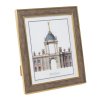 PORTAFOTO 20X25 VINTAGE BICOLOR ORO