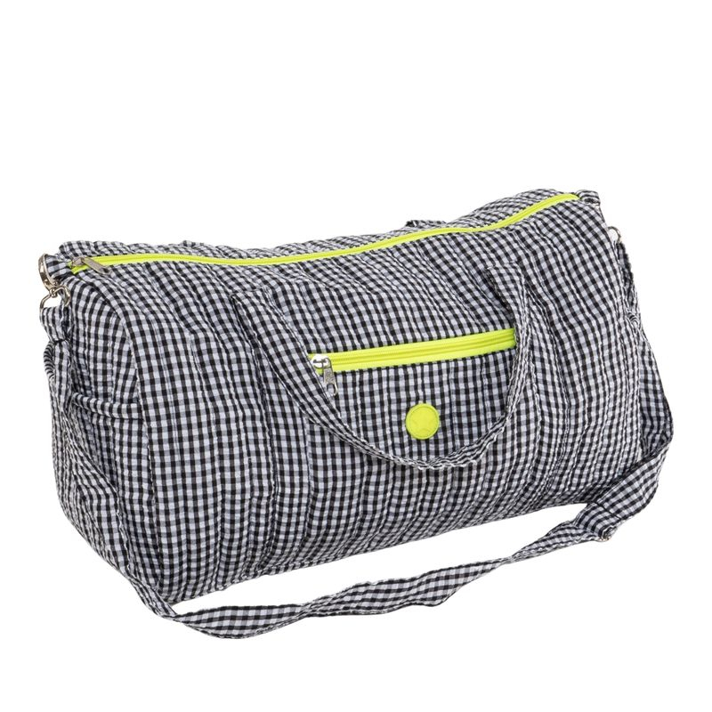 BOLSA VIAJE VICHY FLUOR