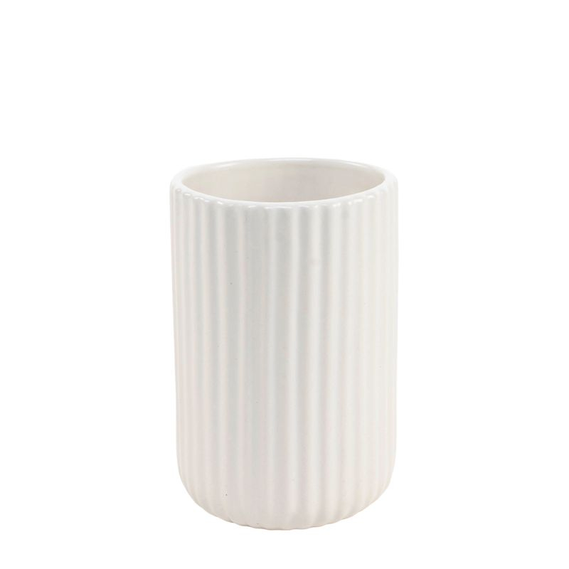 DISPENSADOR JABON BLANCO TAPON DORADO