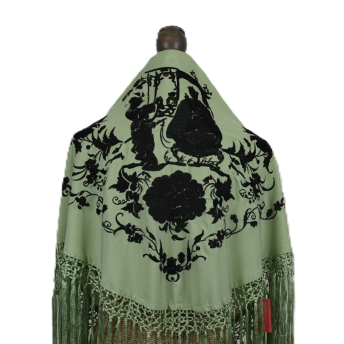 MANTON VERDE HOJA JUNCO