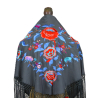 MANTON ANTRACITA ANTIQUE ROSAS