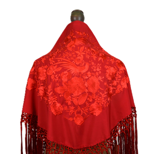 MANTON ROJO PAVO REAL