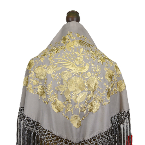 MANTON GRIS PAVO REAL