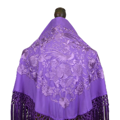 MANTON PURPURA PAVO REAL