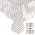 MANTEL 145X200 VICHY GRIS ALGODON