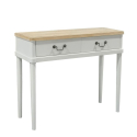 CONSOLA IVORY 2 CAJONES 90 x 30 x 80cm