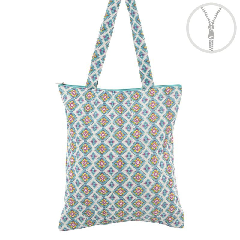 BOLSA ALG C/CREMALL FLOR ROSA MAQUI