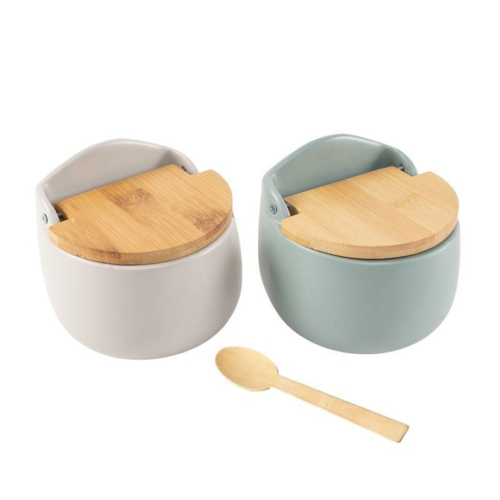 AZUCARERO TAPA BAMBU C/CUCHARA