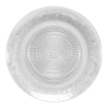 PLATO LLANO 25 CM CRISTAL GRABADO