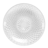 PLATO LLANO 25 CM CRISTAL GRABADO