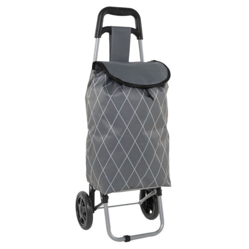 CARRO COMPRA 33 L GRIS ROMBOS