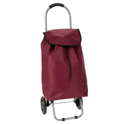 CARRO COMPRA 33L PLEG. SHOPPING GRANATE