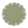 INDIVIDUAL 38CM ONDAS VERDE