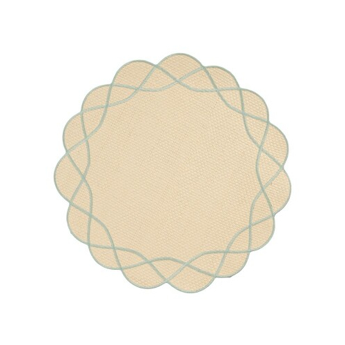 INDIVIDUAL 38CM ONDAS VERDE