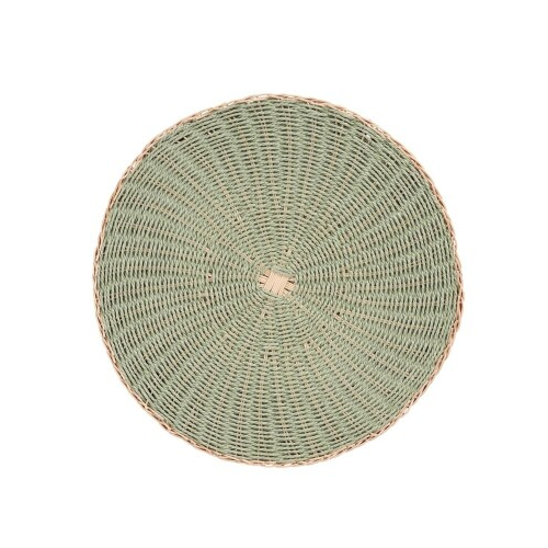 INDIVIDUAL 38CM ONDAS PESPUNTE GRANATE