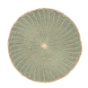 INDIVIDUAL 38CM RATAN VERDE