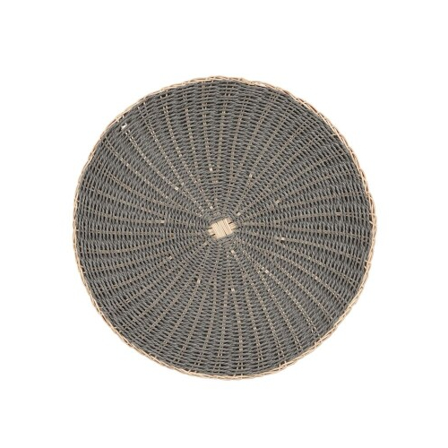 INDIVIDUAL 38CM RATAN VERDE