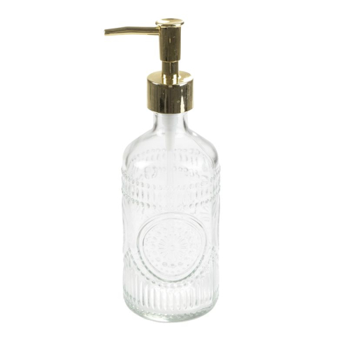 DISPENSADOR CRISTAL DORADO