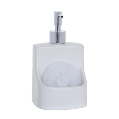 DISPENSADOR CON ESTROPAJO 11x10x18 cm