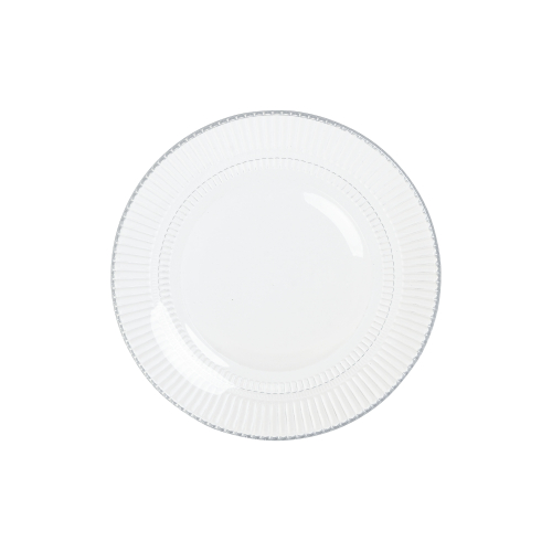 PLATO POSTRE 25CM CRISTAL