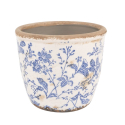 MACETERO FLOR AZUL