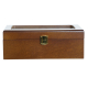 CAJA 12 RELOJES MADERA 28X19X9 CM