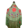 MANTON VERDE HOJA RIBERA
