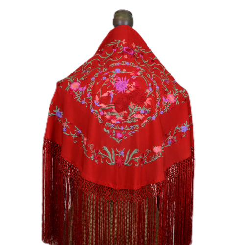 MANTON NIÑA ROJO CALESA
