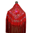 MANTON NIÑA ROJO CALESA
