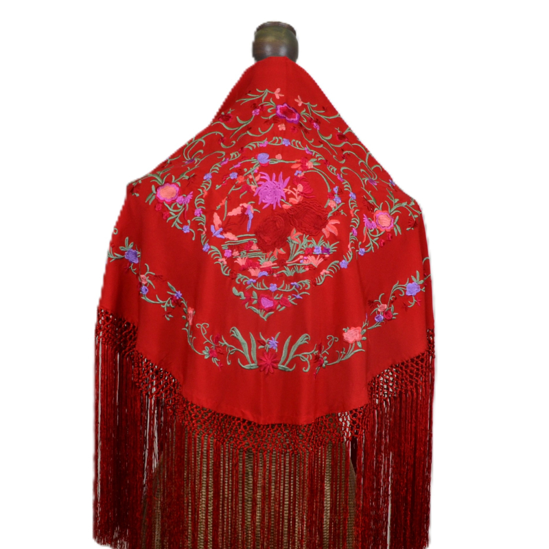 MANTON NIÑA ROJO CALESA
