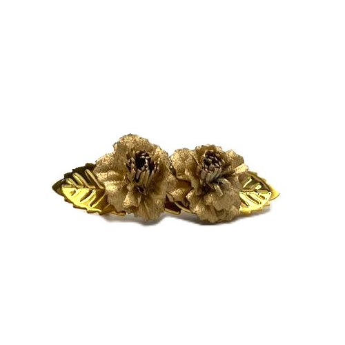 BROCHE DORADO FLOR