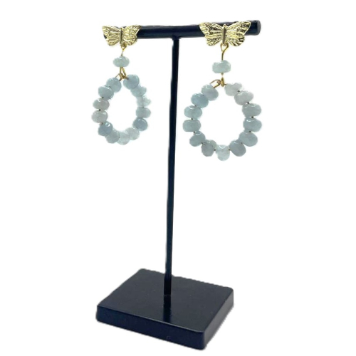 PENDIENTE AZUL JABONOSO