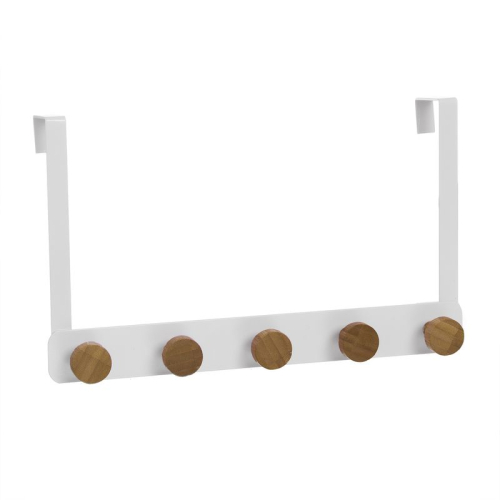 PERCHERO 5 COLG BAMBU BLANCO