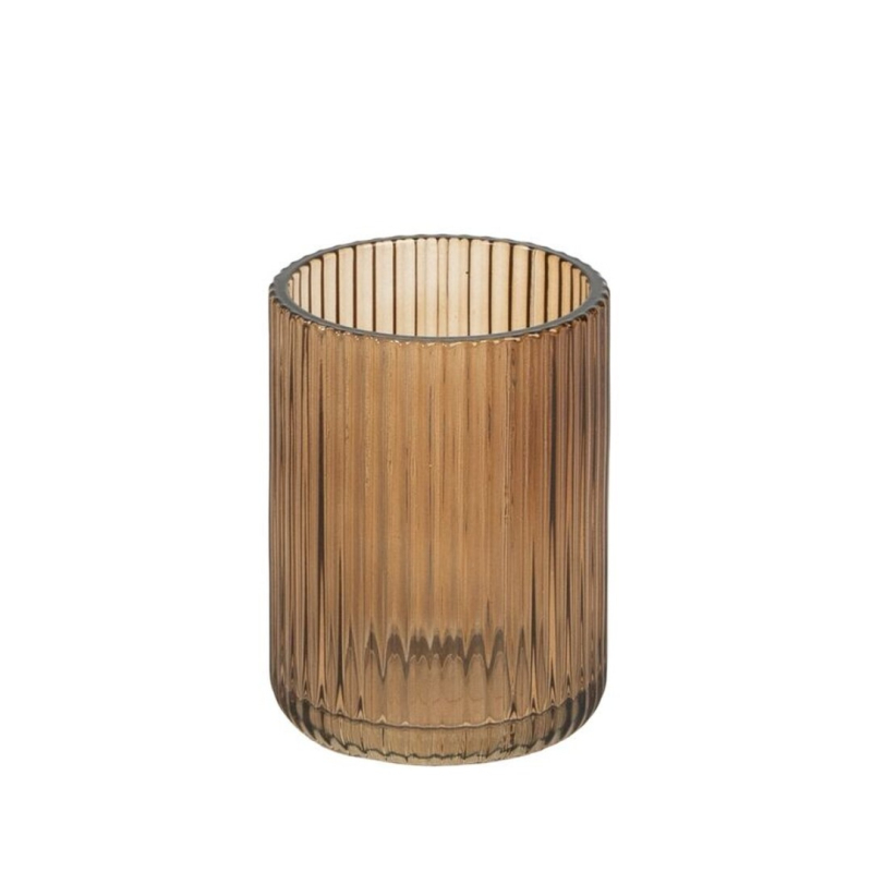 VASO CRISTAL AMBAR BOIS & TERRE