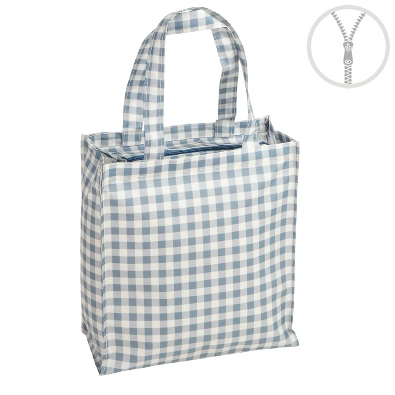 BOLSA WATERPROOF VICHY AZUL