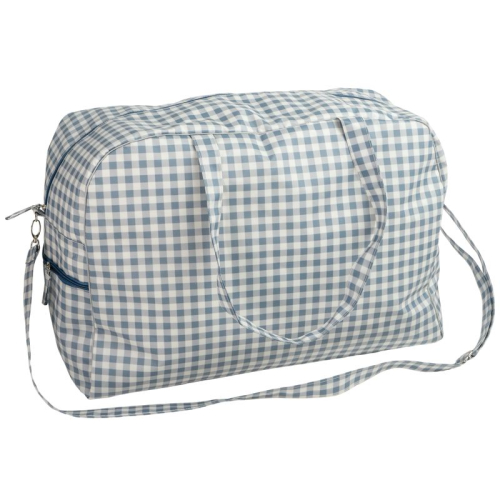 BOLSA DE VIAJE WATERPROOF VICHY AZUL
