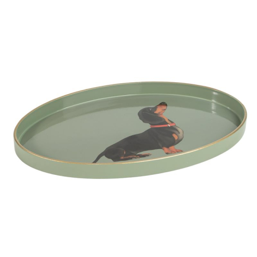 BANDEJA OVAL 39,5X27X3,5CM TECKEL