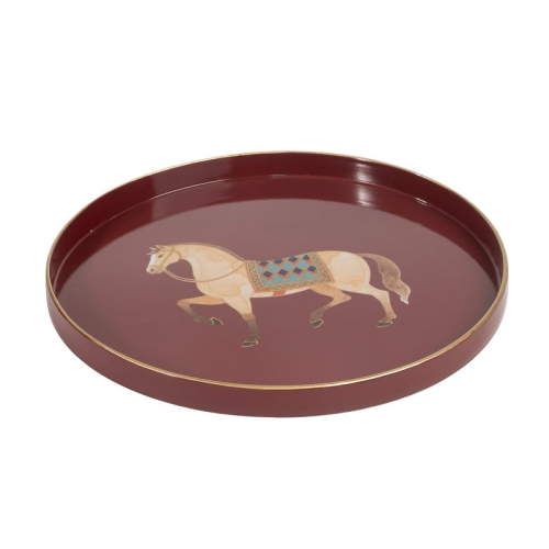 BANDEJA CENTRO 27CM CABALLO
