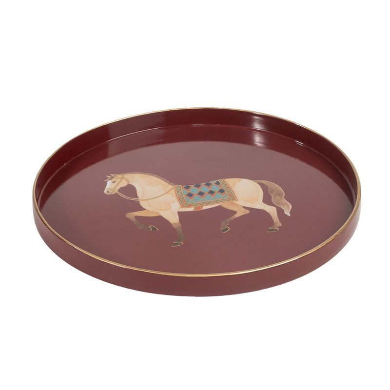 BANDEJA CENTRO 27CM CABALLO