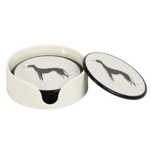 JUEGO DE 6 POSAVASOS GALGO