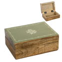 CAJA RECT 21X15X8CM OLIVA
