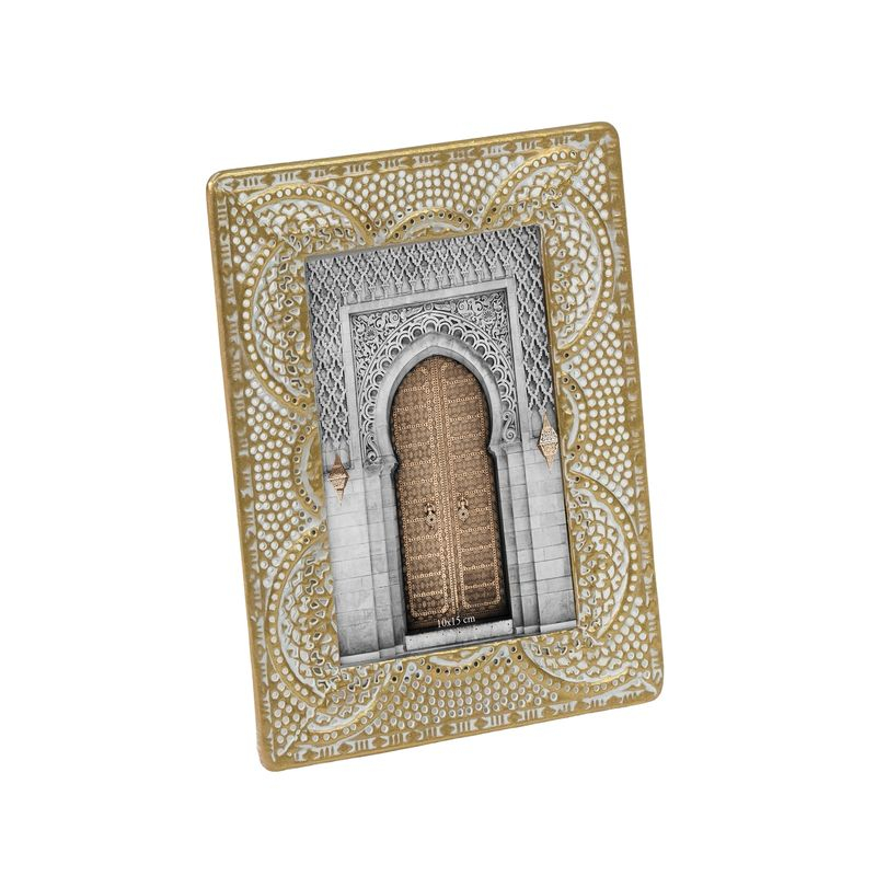 PORTAF 10X15 ARABESCO ORO ENVEJECIDO