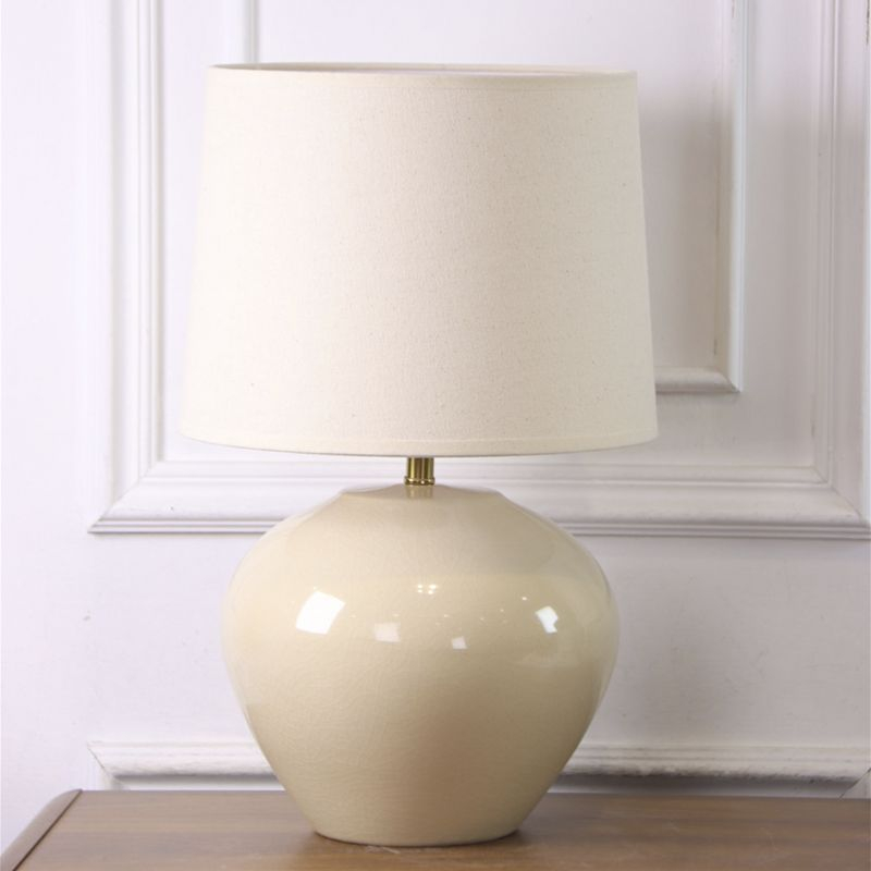 LAMPARA B/CERAM NATURAL E27