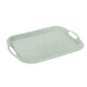 BANDEJA 41X29 HOJAS VERDE