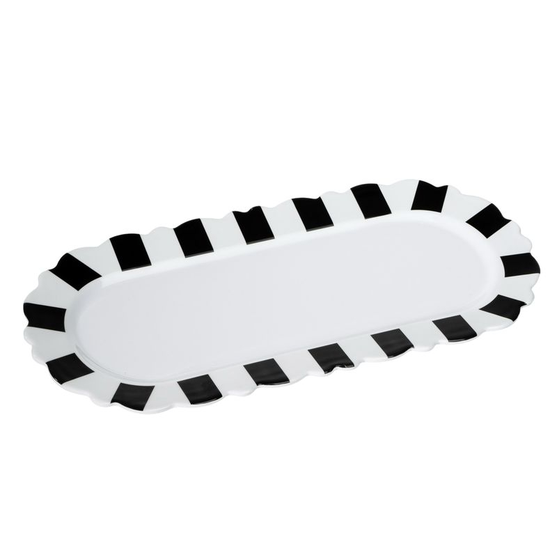 BANDEJA 38X17CM MELAM RAYAS